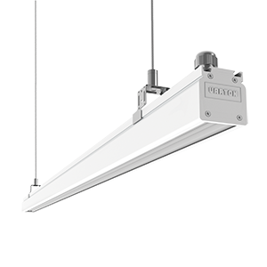 Светодиодный светильник VARTON Mercury Mall IP54 1458x54x58 мм опал 52 Вт 4000 K белый RAL9003 муар